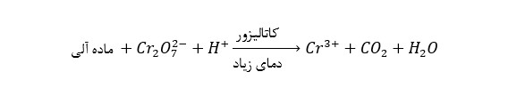 واکنش اصلی COD با دی کرومات